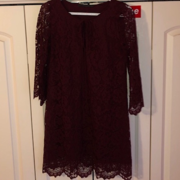 Zara Dresses & Skirts - maroon Zara dress